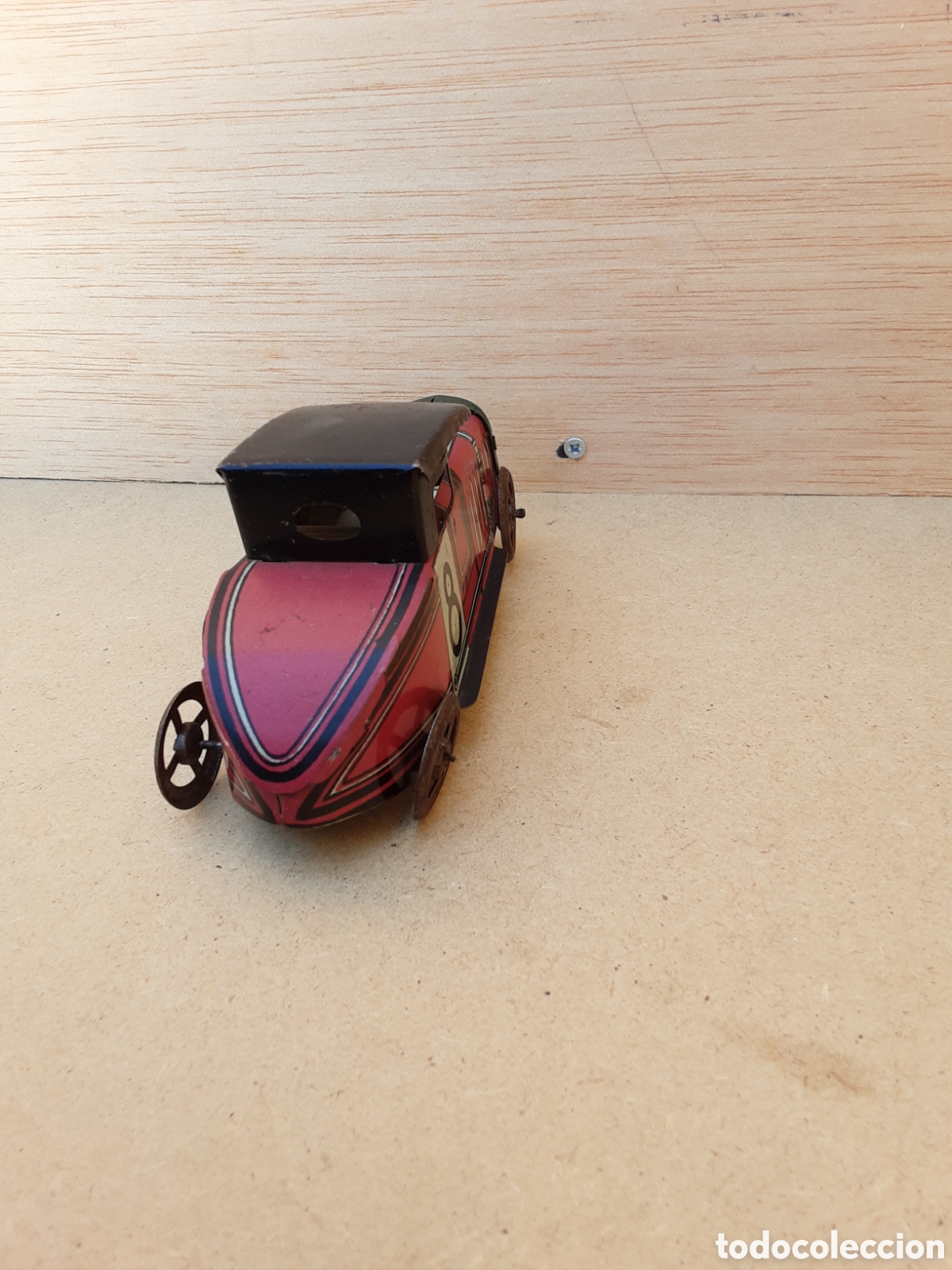 Juguetes antiguos Rico: Coche de rico de chapa - Foto 4