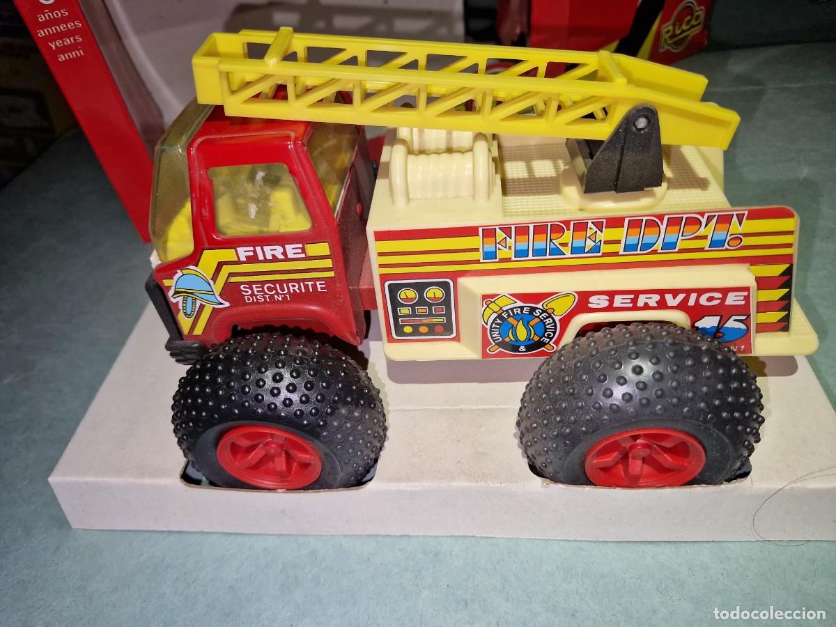 Juguetes antiguos Rico: CAMION SANSON BOMBEROS DE RICO - Foto 1