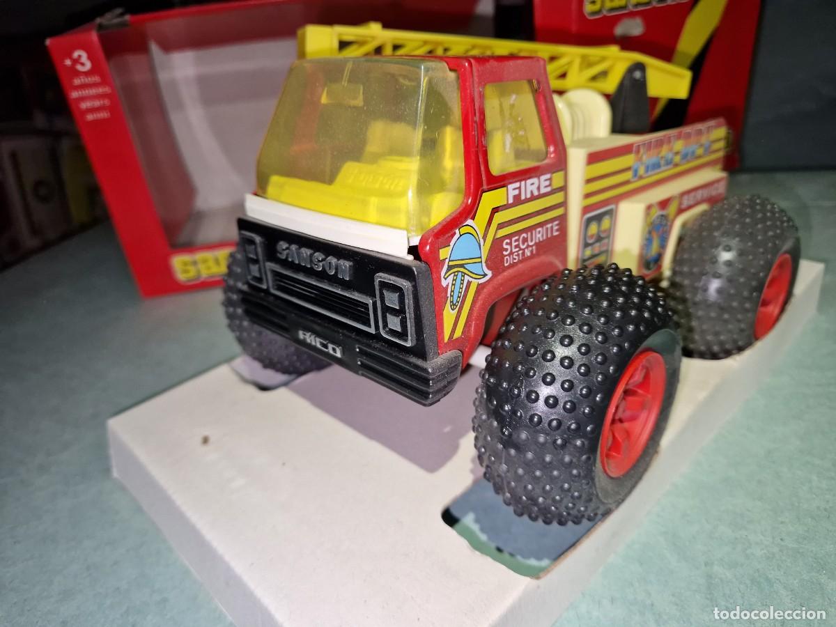 Juguetes antiguos Rico: CAMION SANSON BOMBEROS DE RICO - Foto 4