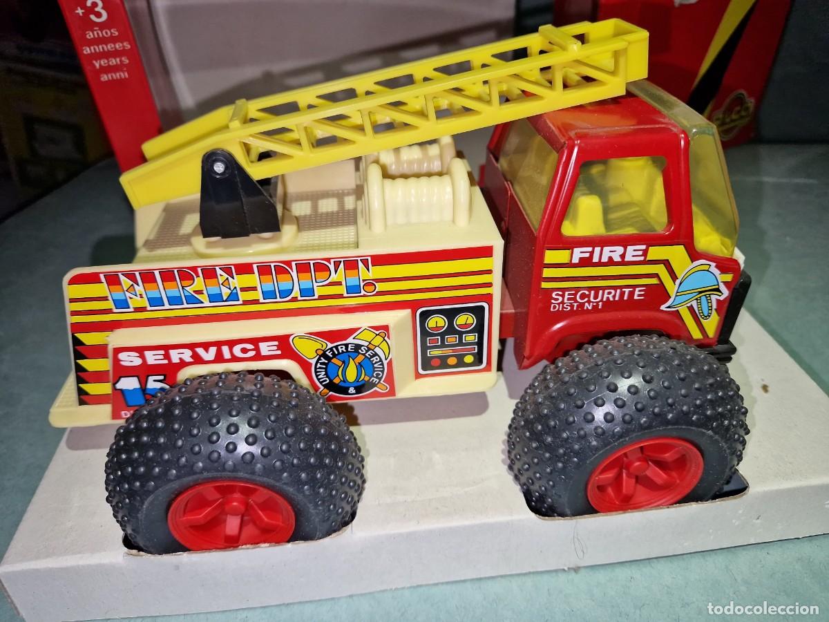 Juguetes antiguos Rico: CAMION SANSON BOMBEROS DE RICO - Foto 8