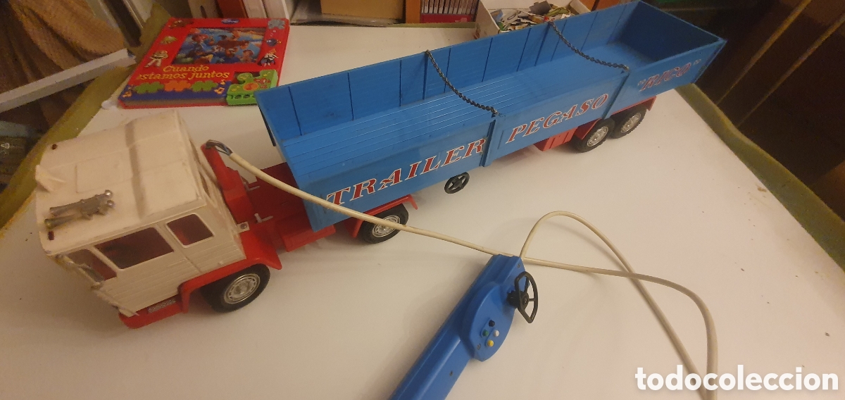 Juguetes antiguos Rico: Trailer Pegaso de Rico - Foto 1