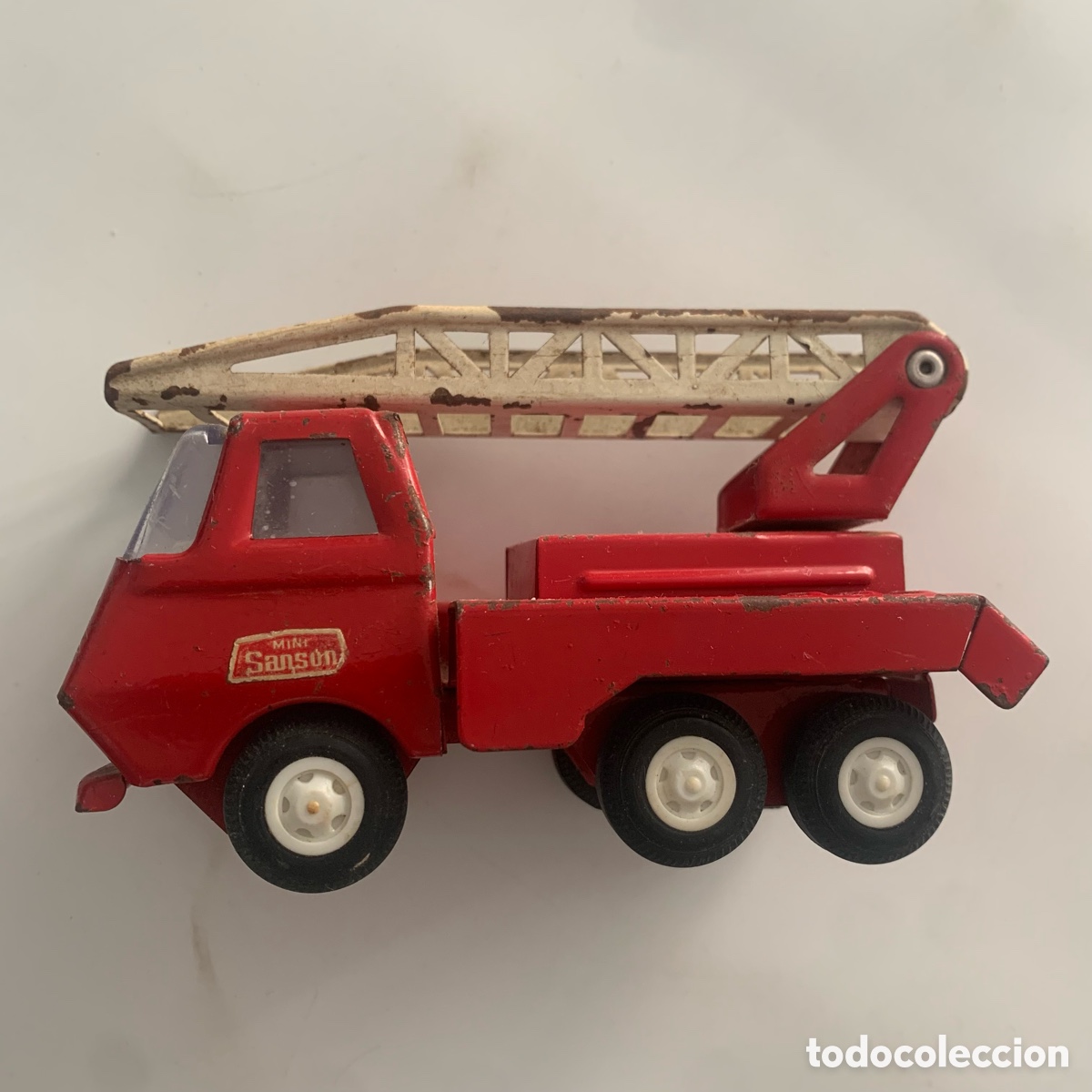 Juguetes antiguos Rico: Camion de Bomberos Mini Sans&oacute;n RICO Ref. 474 - Foto 2