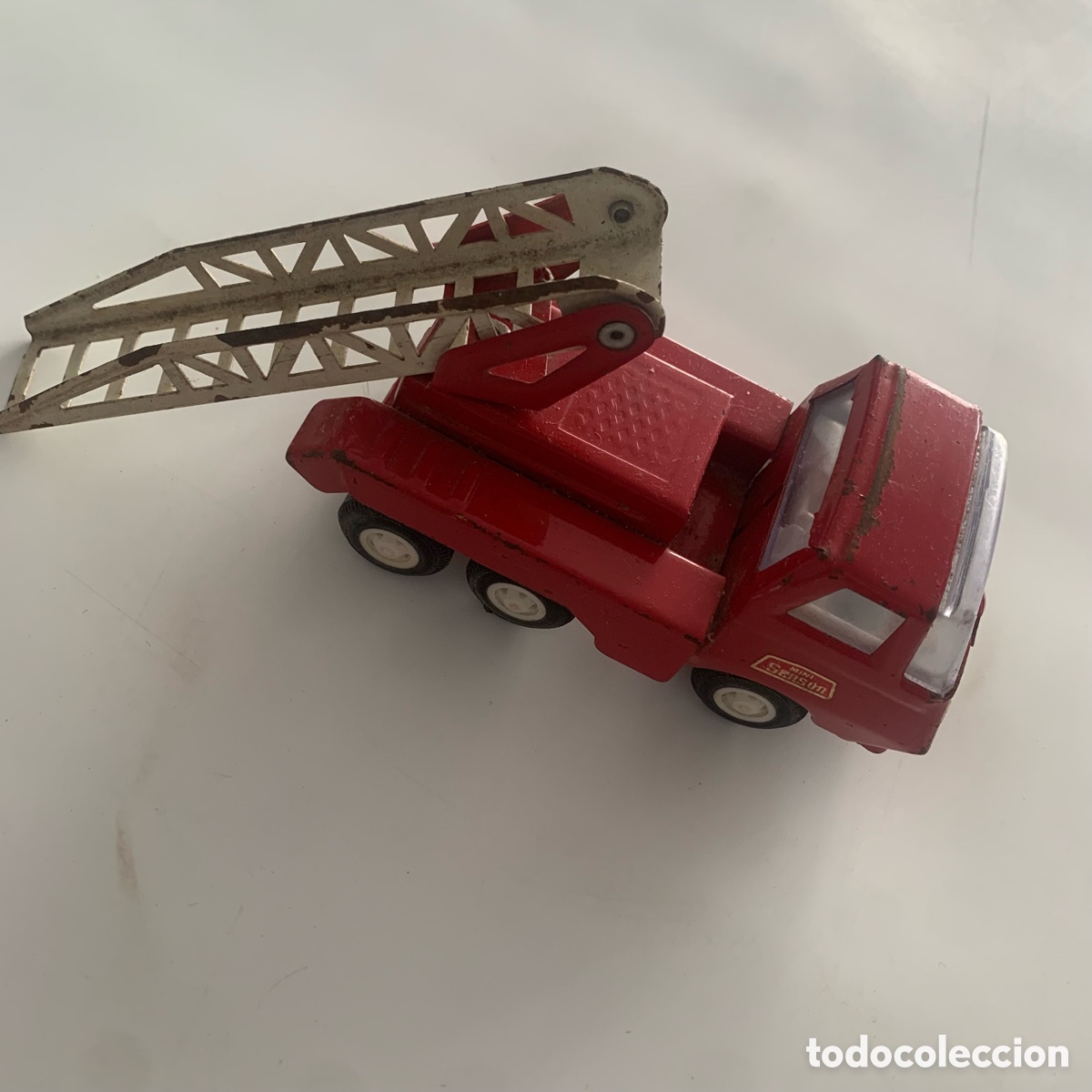 Juguetes antiguos Rico: Camion de Bomberos Mini Sans&oacute;n RICO Ref. 474 - Foto 5