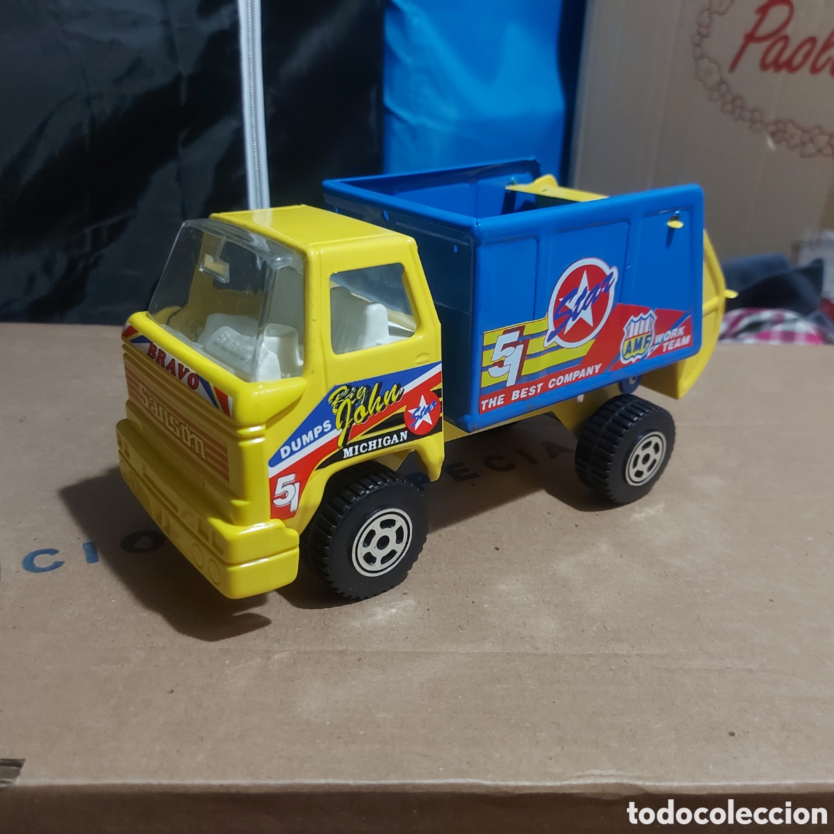 Juguetes antiguos Rico: Camion Sans&oacute;n metalico - Foto 1