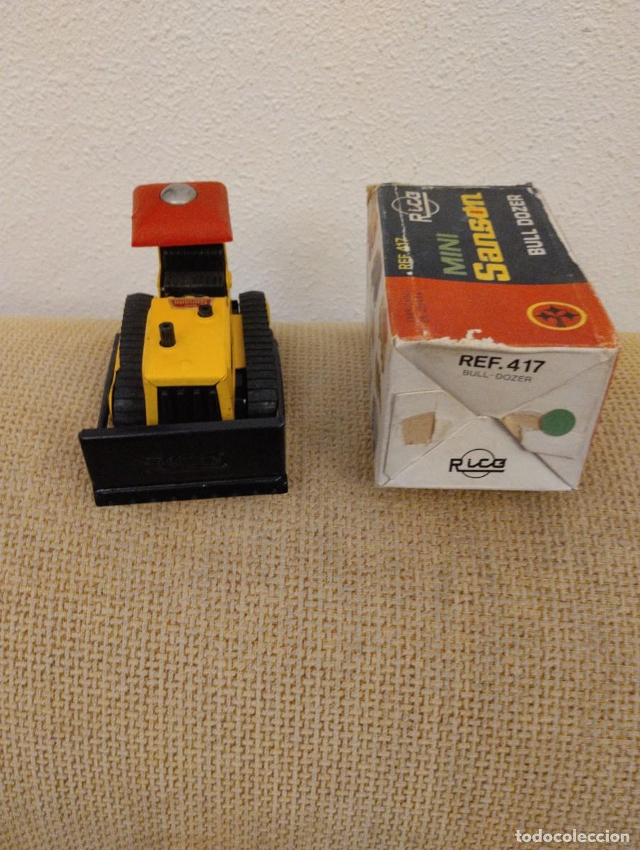 Juguetes antiguos Rico: Bull Dozer Mini Sans&oacute;n Rico - Foto 5
