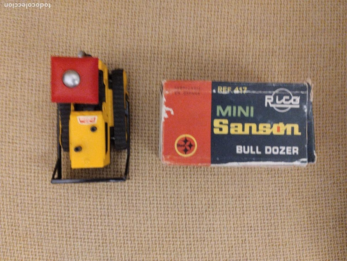 Juguetes antiguos Rico: Bull Dozer Mini Sans&oacute;n Rico - Foto 7