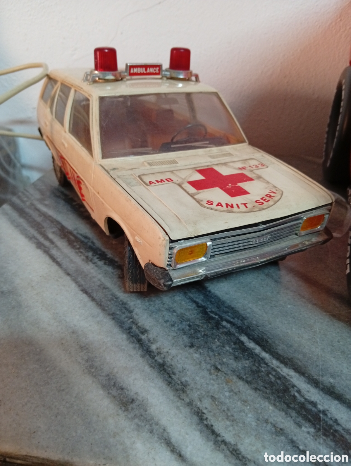 Juguetes antiguos Rico: Juguete rico IBI Rico amulancia Seat 131 ref N&deg;133