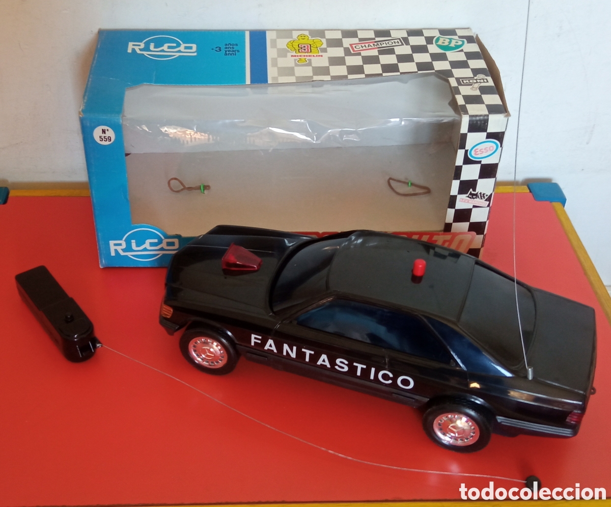 Juguetes antiguos Rico: COCHE FANT&Aacute;STICO MERCEDES RADIO CONTROL MONOCANAL CON LUZ Y VOZ N⁰ 559.RICO 80'S.NUEVO EN CAJA.
