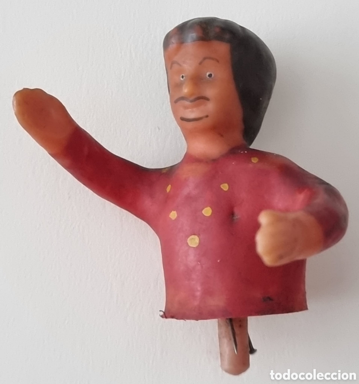 Juguetes antiguos Rico: Mu&ntilde;eco coche Los Yeyes Rico Ford Galaxy Beatles muy dificil