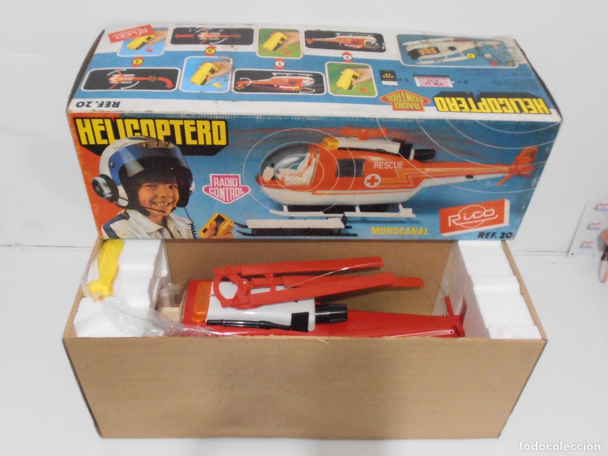 Juguetes antiguos Rico: HELICOPTERO RADIO CONTROL MONOCANAL, RICO, NUEVO A ESTRENAR, ANTIGUA JUGUETERIA
