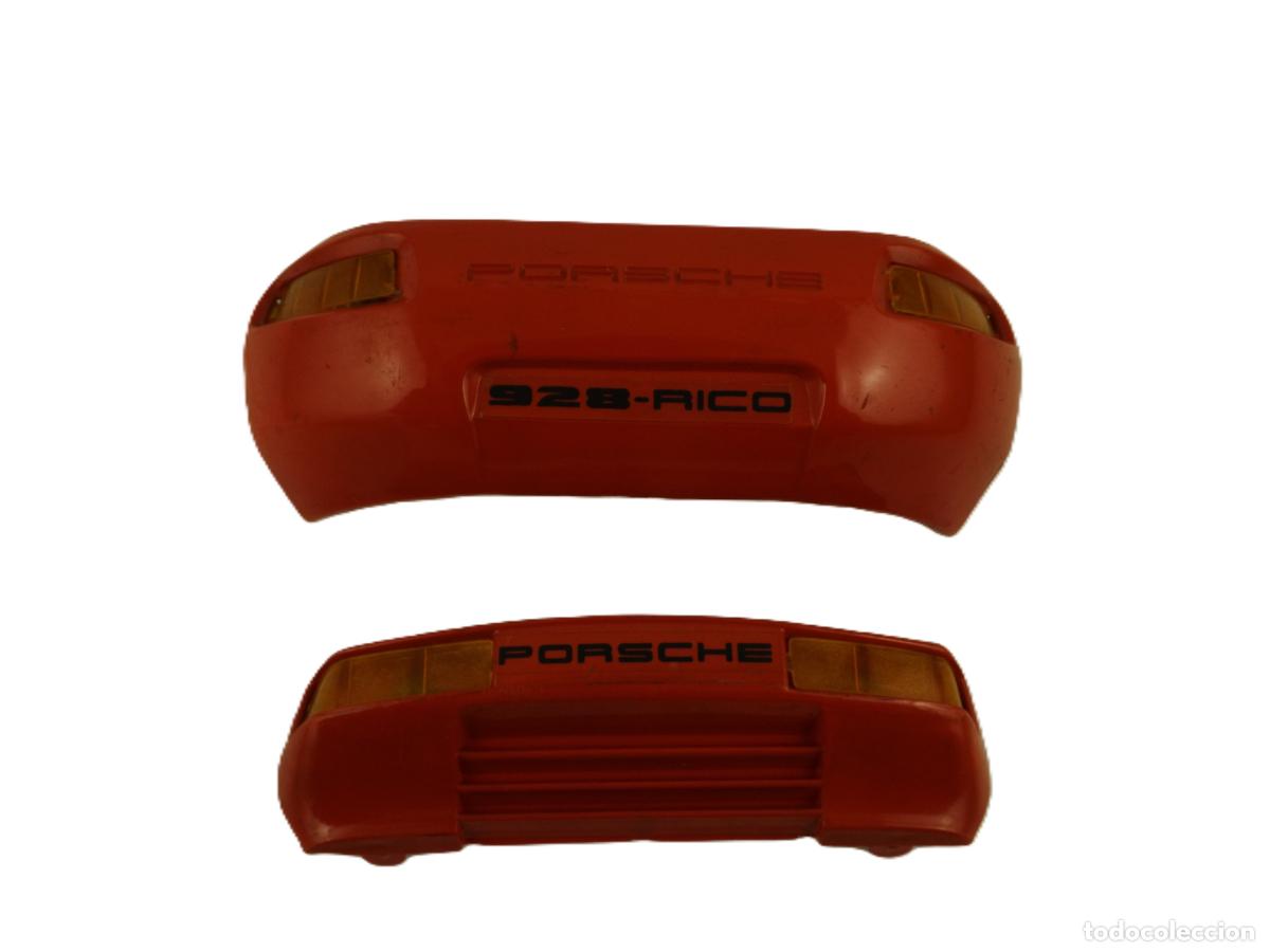 Juguetes antiguos Rico: Porsche 928 de Rico. Spoiler delantero y tasero Desguace para restaurar o canibalizar