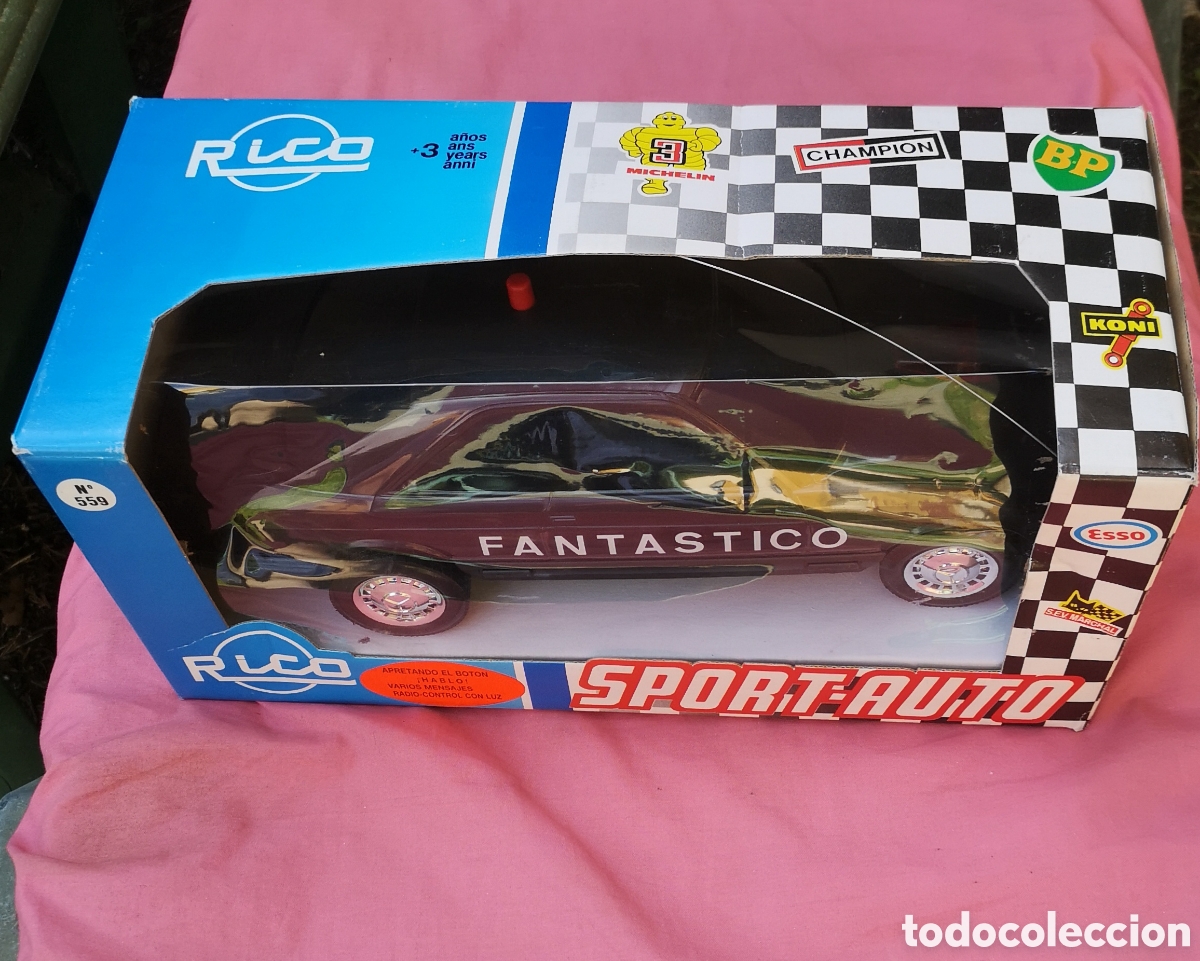 Juguetes antiguos Rico: Rico. COCHE FANT&Aacute;STICO Mercedes con luz y voz. N&deg;559.SIN USAR. NO FUNCIONA. CAJA BIEN. A&ntilde;os 80.