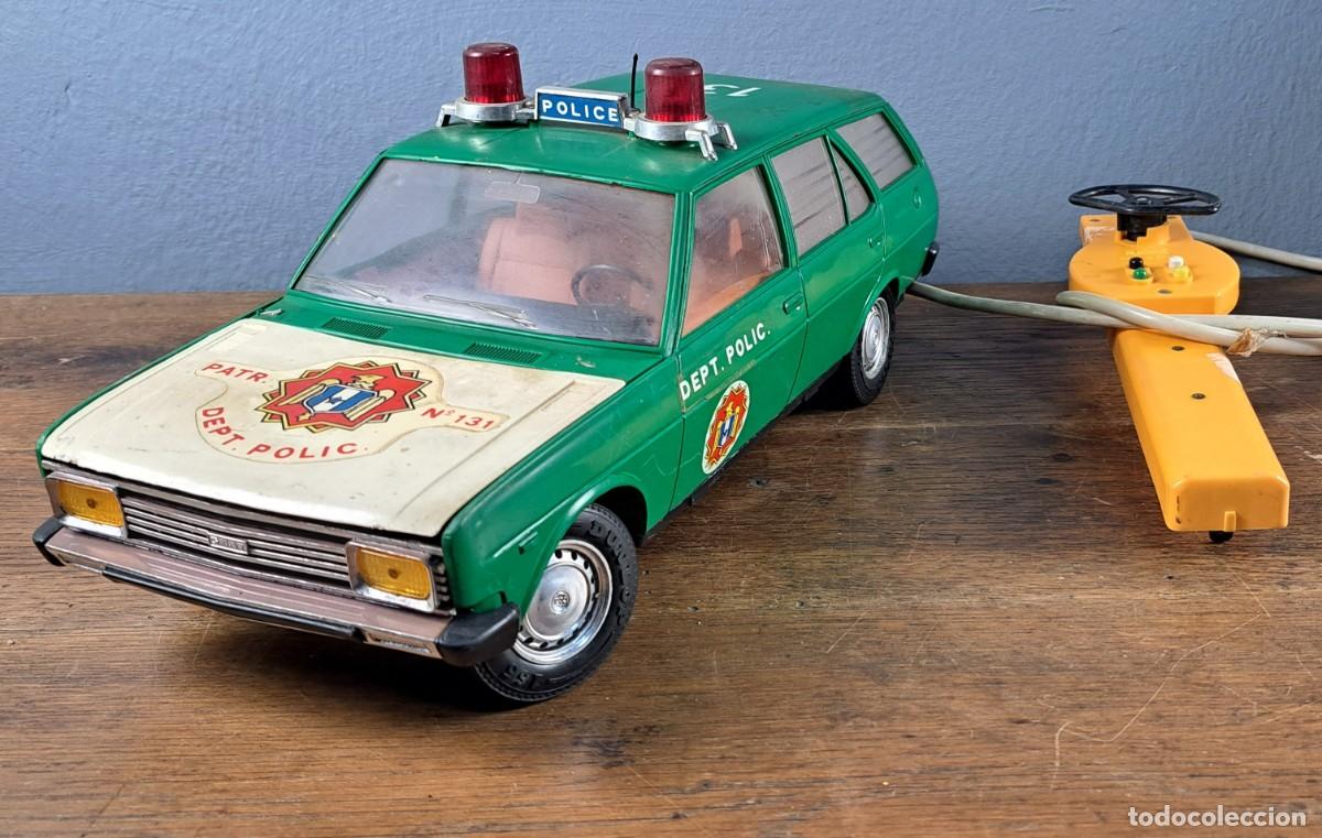 Juguetes antiguos Rico: Rico, Seat Fiat 131 Mirafiori, coche de polic&iacute;a, a&ntilde;os 70, no funciona