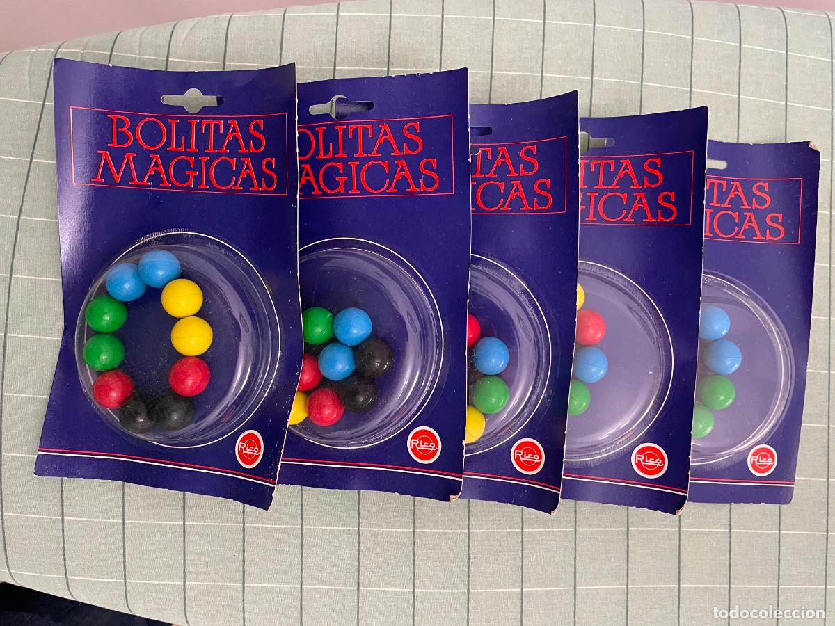 Juguetes antiguos Rico: Bolitas M&aacute;gicas de Rico, cinco paquetes