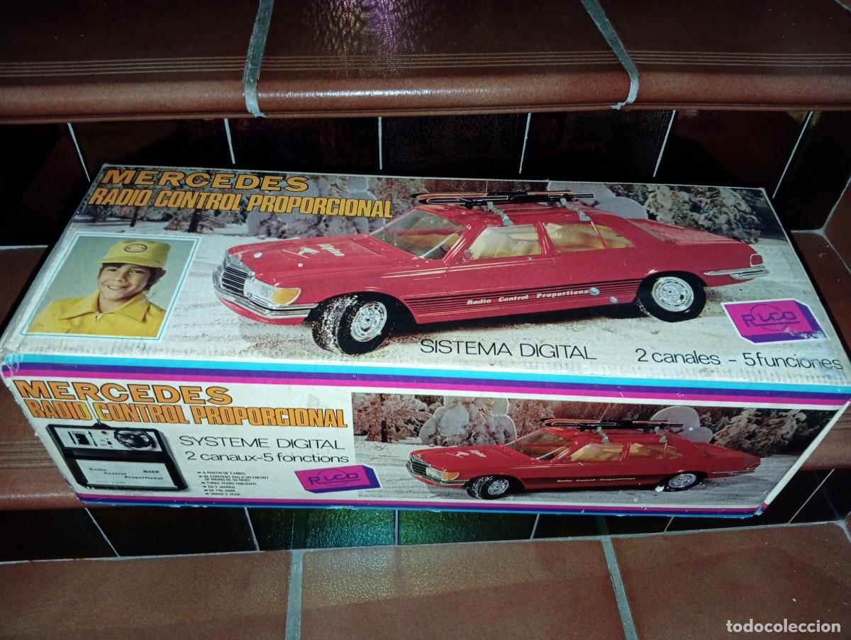 Juguetes antiguos Rico: Mercedes 450 Alpino de Rico.Fabricado en Espa&ntilde;a.Radio control Proporcional.Excelente.