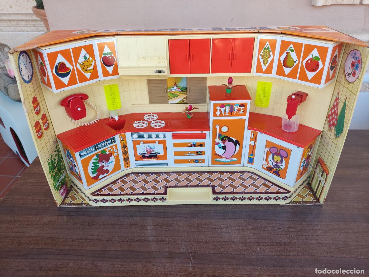 Juguetes antiguos Rico: La Super Cocina el&eacute;ctrica de Rico. Funcionando todo. A&ntilde;os 70-80.