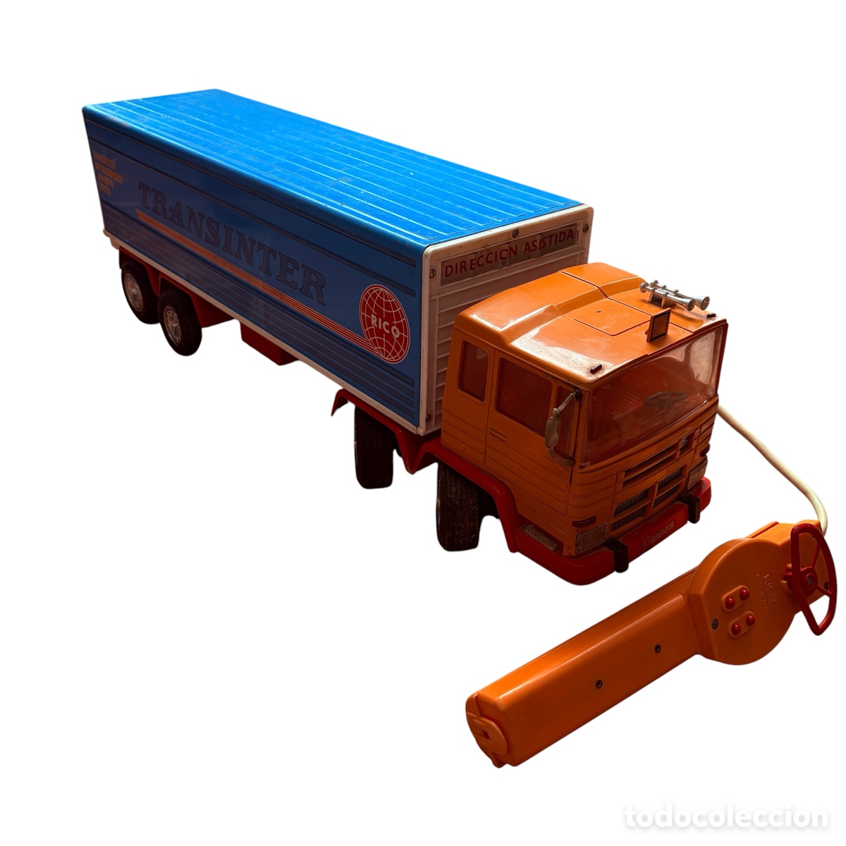 Juguetes antiguos Rico: Cami&oacute;n Pegaso Rico transinter cabledirigido