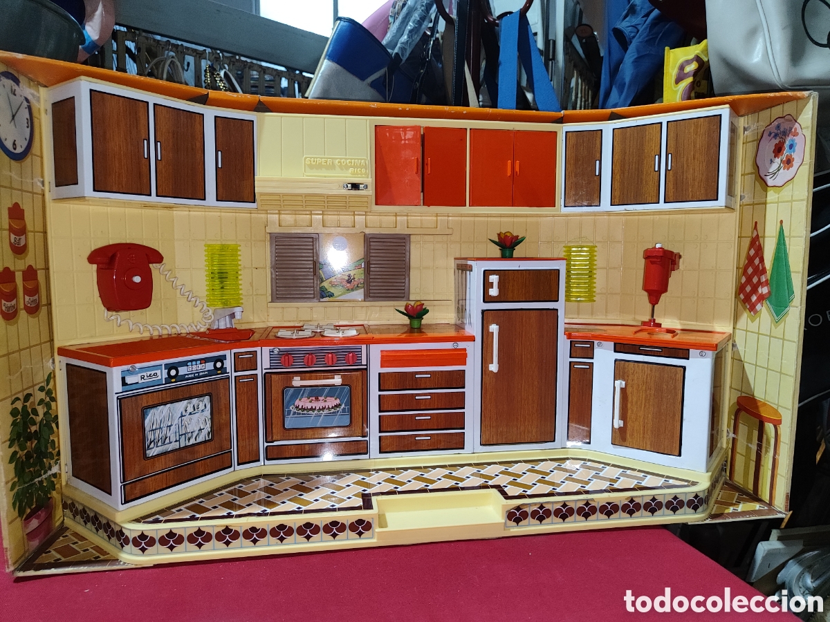 Juguetes antiguos Rico: La super cocina RICO en caja leer descripci&oacute;n