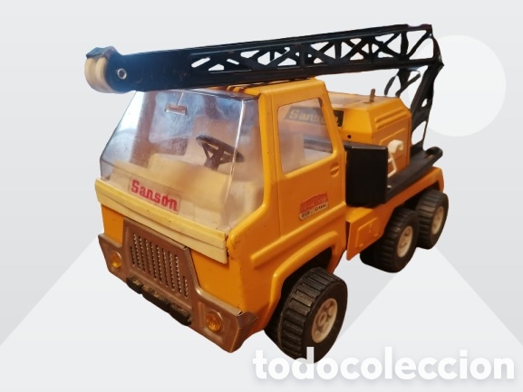 Brinquedos antigos Rico: Antiguo cami&oacute;n gr&uacute;a RICO SANS&Oacute;N