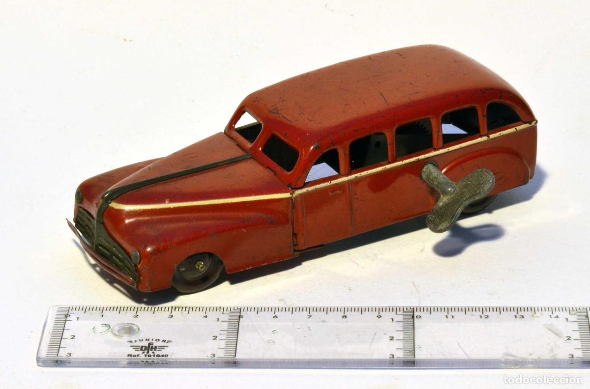 Juguetes antiguos Rico: COCHE DE HOJALATA A CUERDA RICO - 1950,S - VER DESCRIPCI&Oacute;N