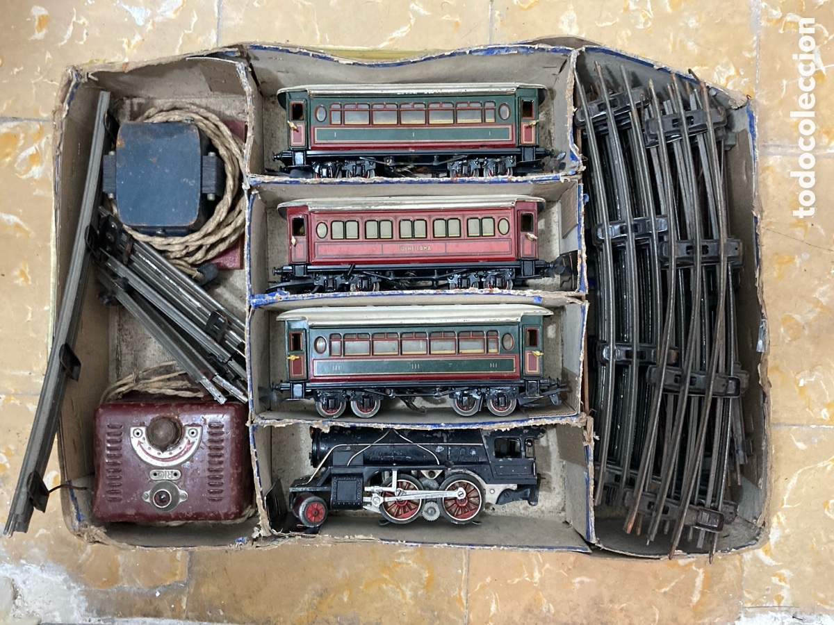 Juguetes antiguos Rico: TREN RICO PAYA ORIGINAL DE &Eacute;POCA 1940
