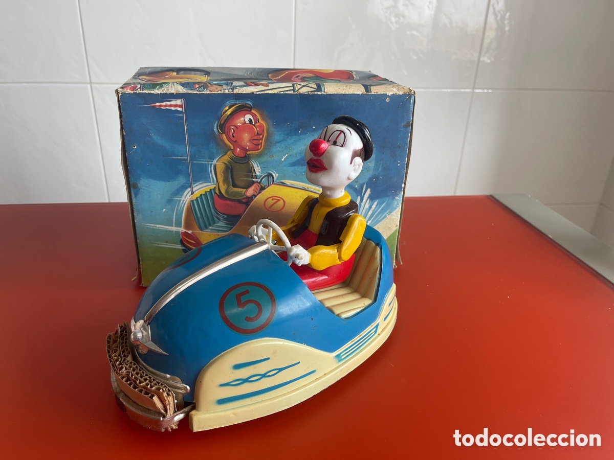 Juguetes antiguos Rico: COCHE FERIA SALVA OBST&Aacute;CULOS DE RICO NUEVO Y EN CAJA