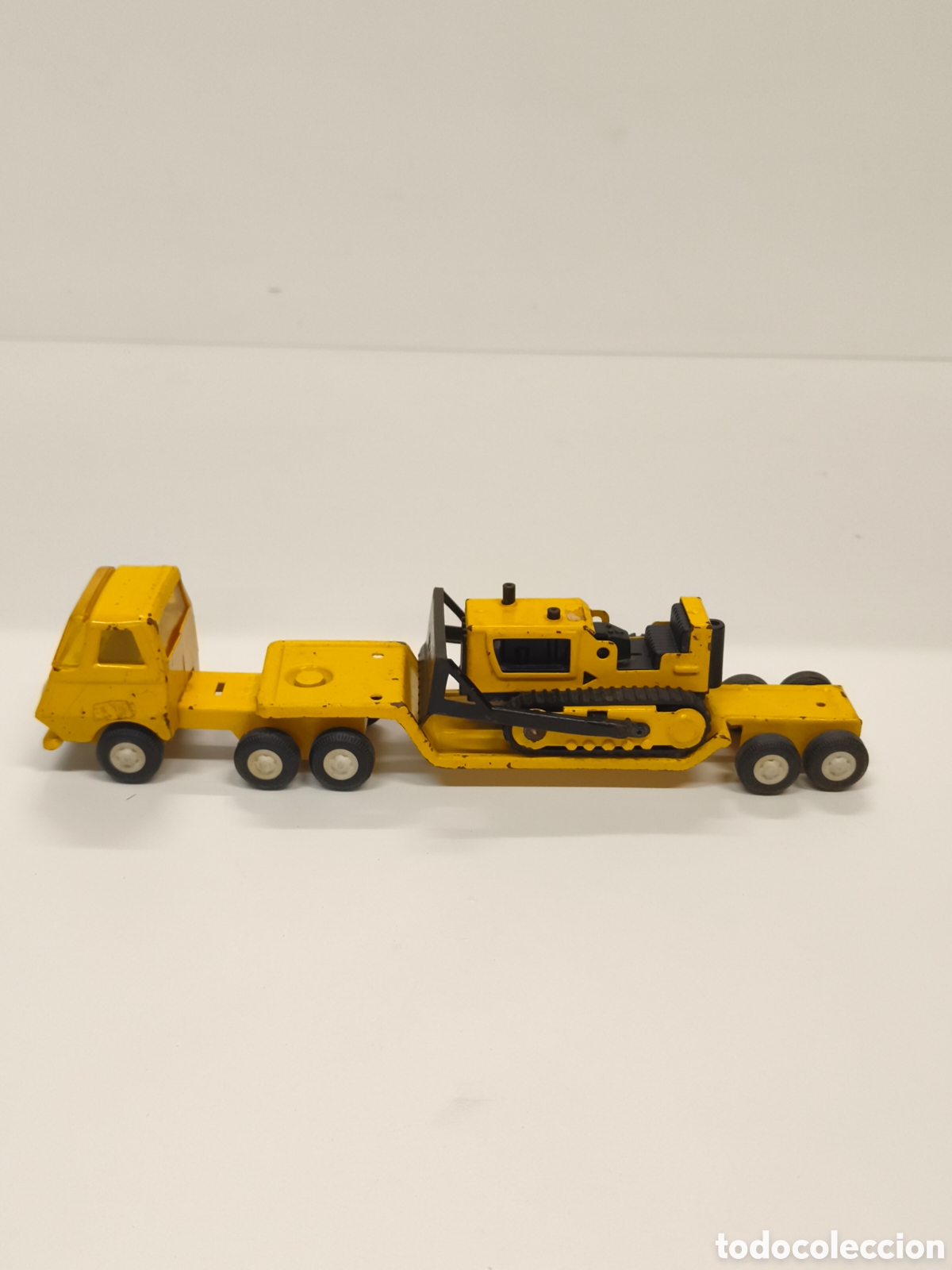 Juguetes antiguos Rico: Cami&oacute;n Rico Mini Sanson remolque Bull Dozer