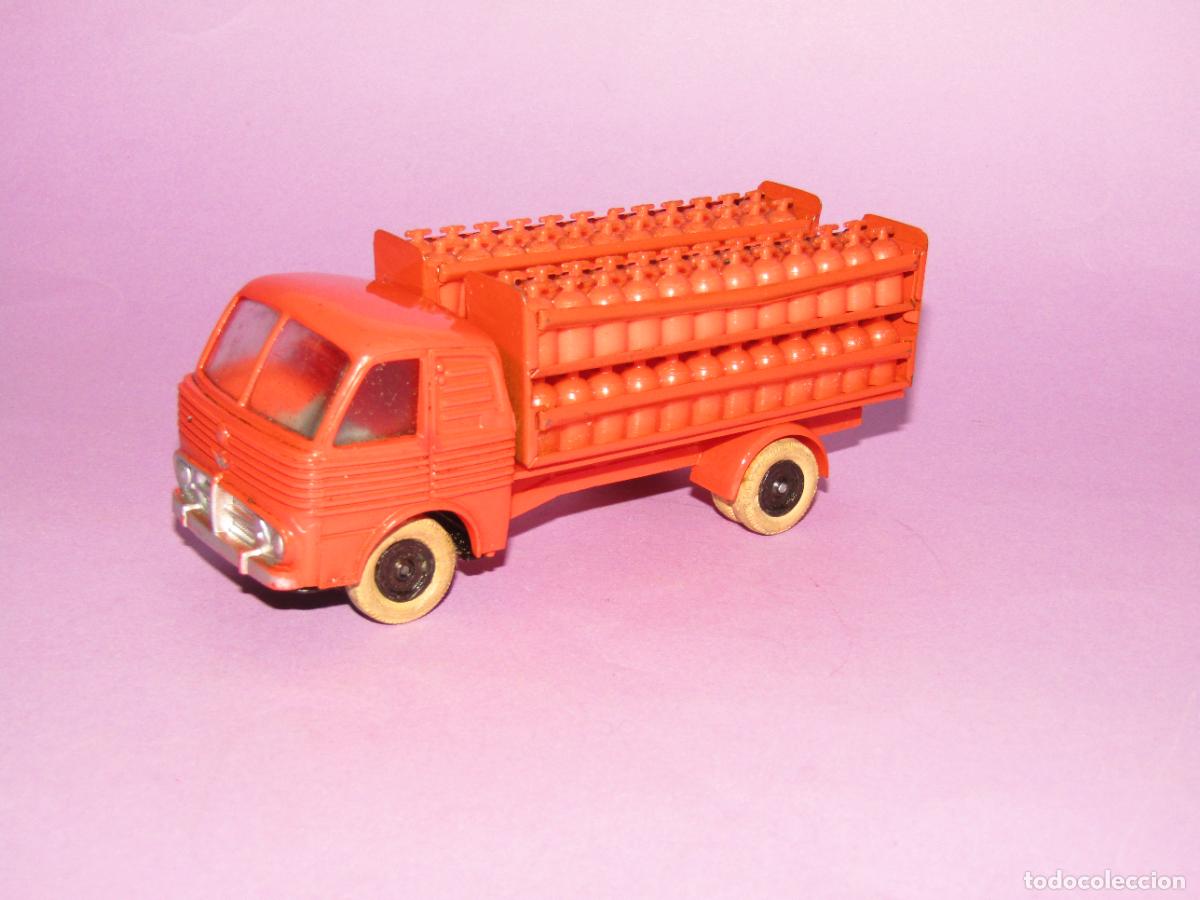 Juguetes antiguos Rico: Antiguo Cami&oacute;n PEGASO BARAJAS a Fricci&oacute;n Reparto de Butano de Miniaturas RICO