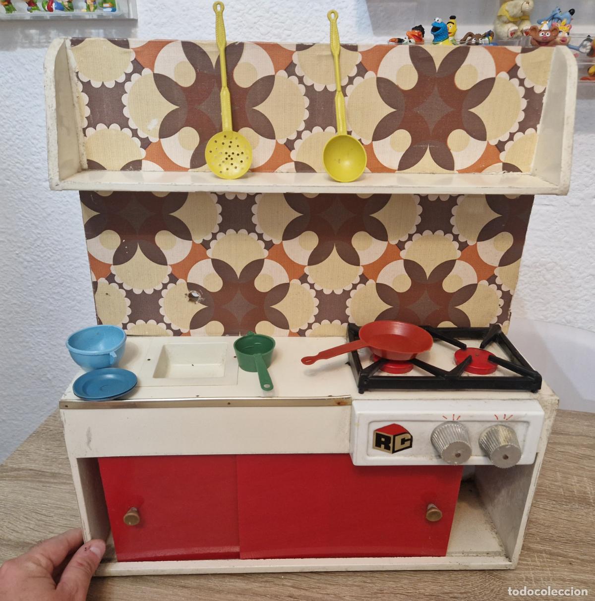 Juguetes antiguos Rico: antiguo mueble mu&ntilde;ecas casa juguete cocina madera Rico rc cacharritos plastico fregadero