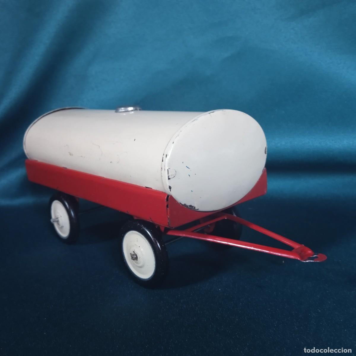Juguetes antiguos Rico: REMOLQUE CISTERNA, Accesorio TRACTOR, de RICO.