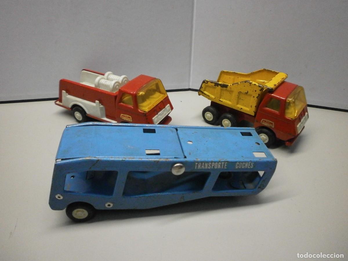 Jouets anciens Rico: lote de camiones de rico