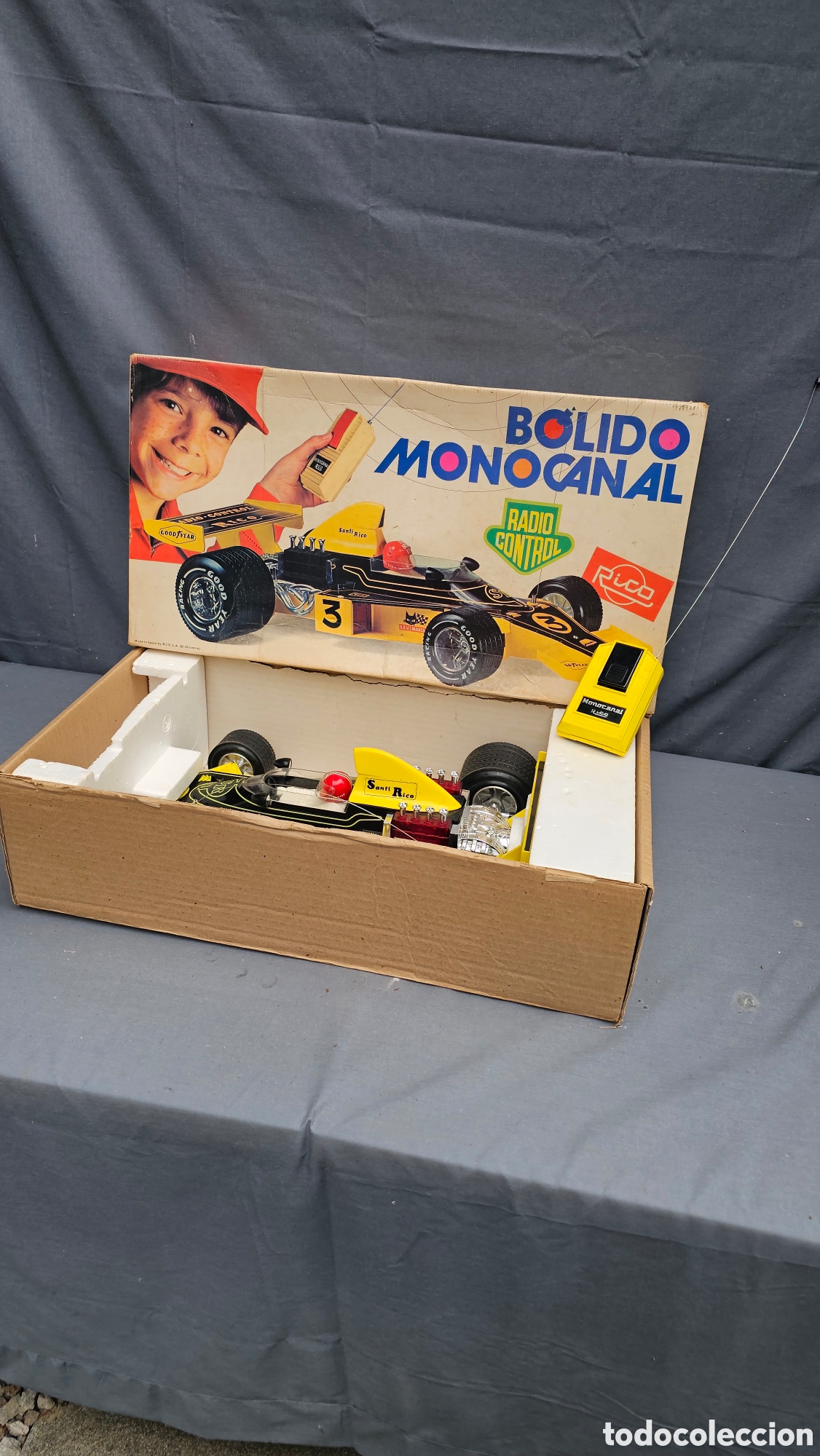 Brinquedos antigos Rico: Antiguo b&oacute;lido de Rico