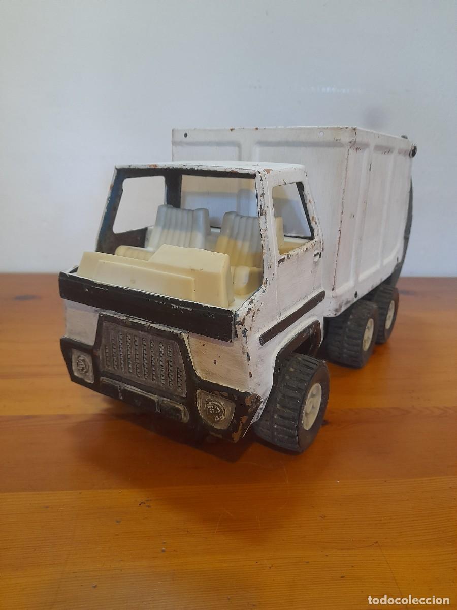 Juguetes antiguos Rico: CAMI&Oacute;N BASURA SANS&Oacute;N RICO, S.A. (a&ntilde;os 70)