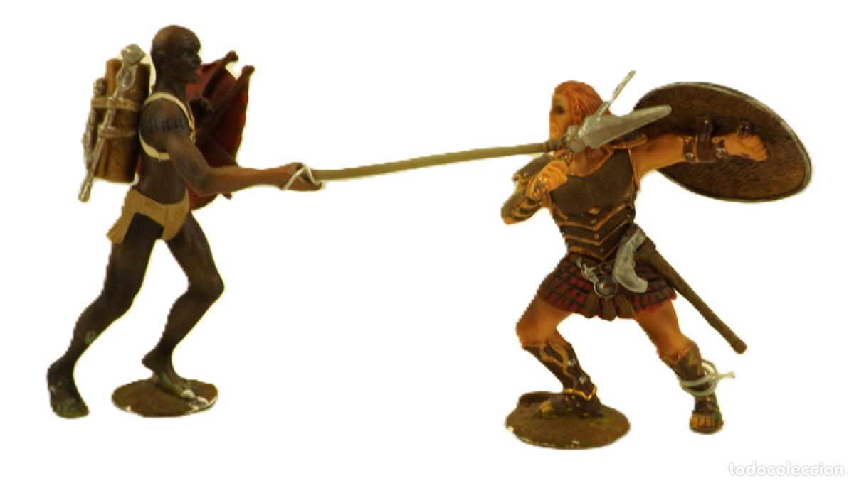 Juguetes antiguos Rico: Figuras Schleich Pareja de guerreros