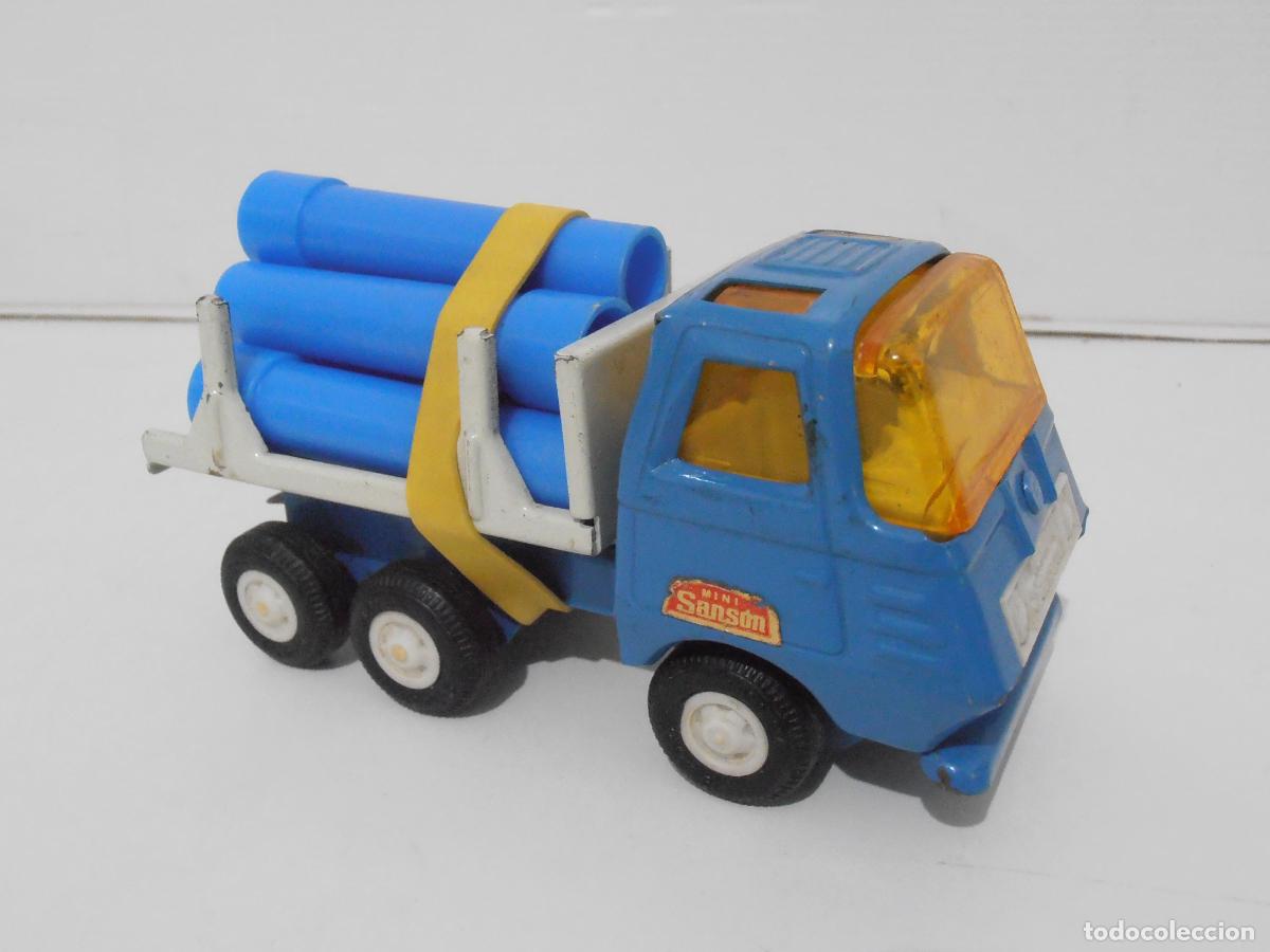Brinquedos antigos Rico: CAMION MINI SANSON RICO CON CARGA, BUEN ESTADO, MADE IN SPAIN A&Ntilde;OS 70
