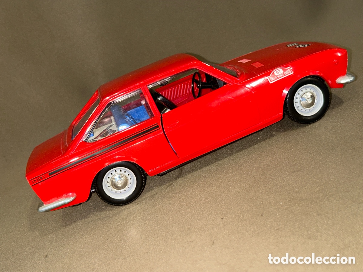 Juguetes antiguos Rico: COCHE JUGUETE RICO SEAT 124 SPORT 1600 COUPE RALLYE MONTE CARLO A FRICCI&Oacute;N A&Ntilde;OS 60/70