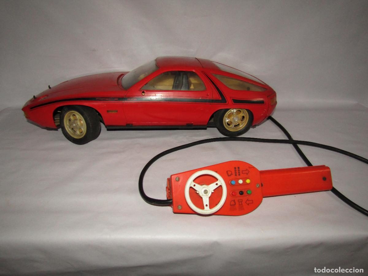Juguetes antiguos Rico: Antiguo PORSCHE 928 Dirigido por Mando de Juguetes RICO