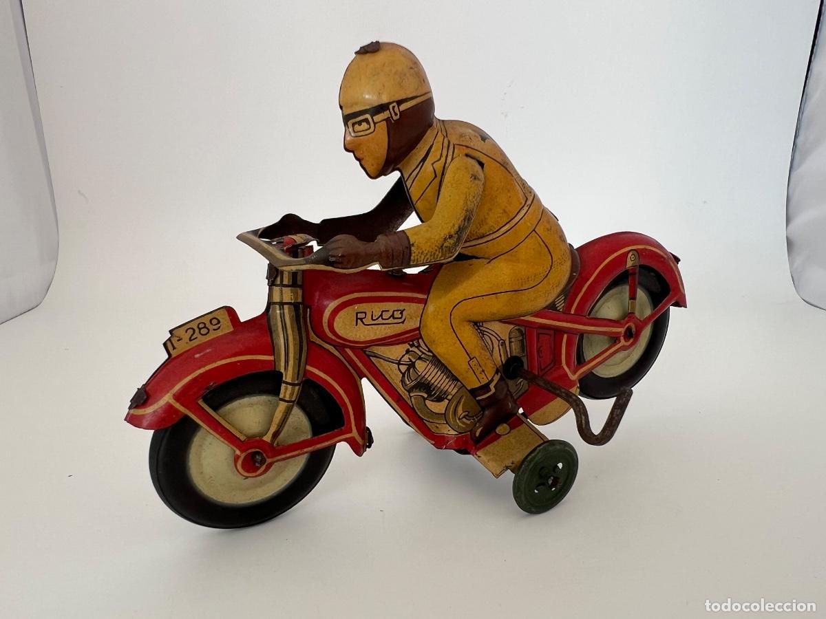 Giocattoli antichi Rico: RICO MOTO HOJALATA A&Ntilde;OS 40 RFAF I-289