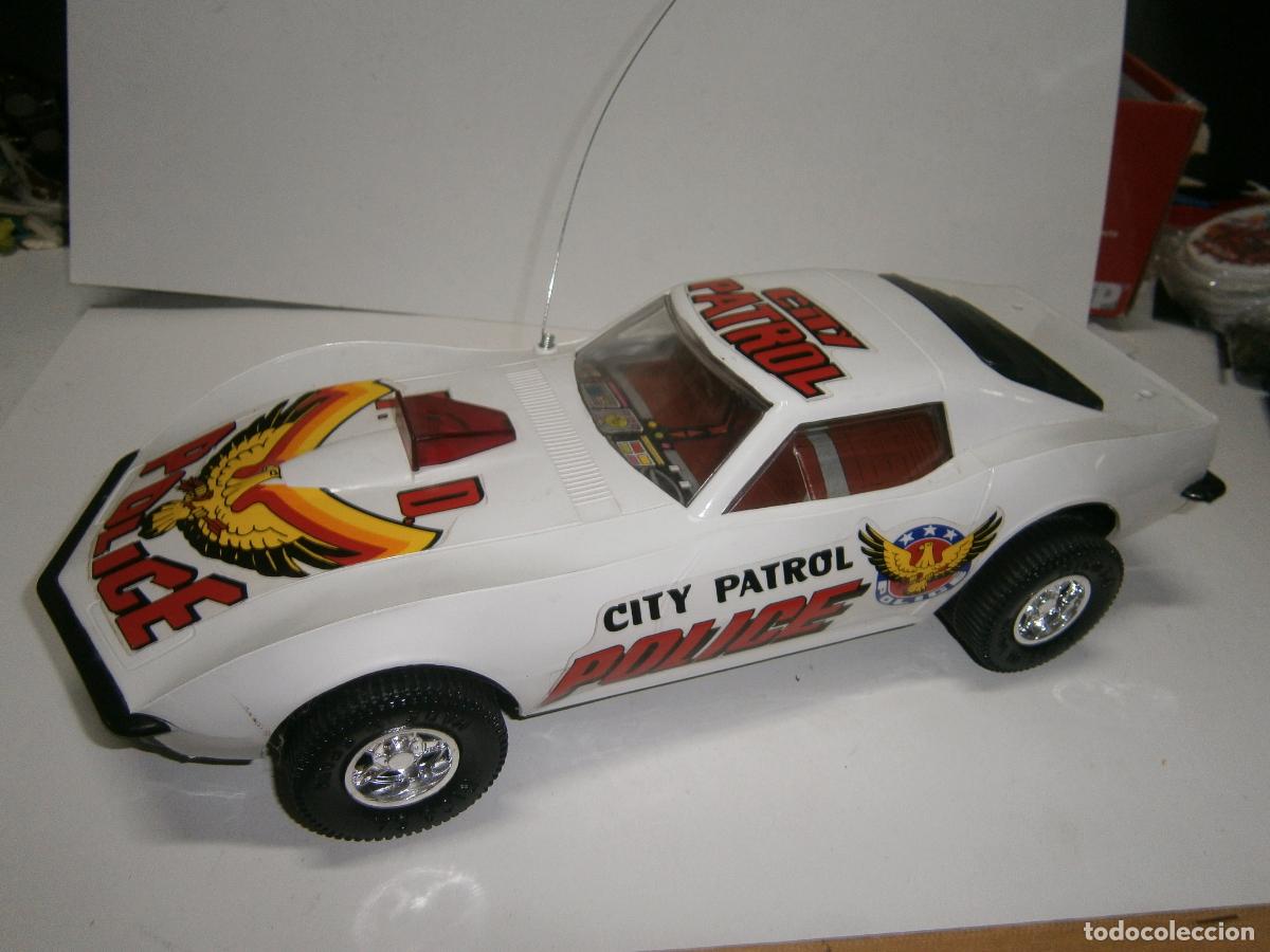 Juguetes antiguos Rico: ANTIGUO COCHE CHEVROLET DE RADIOCONTROL CITY PATROL POLICE MARCA RICO MADE IN SPAIN