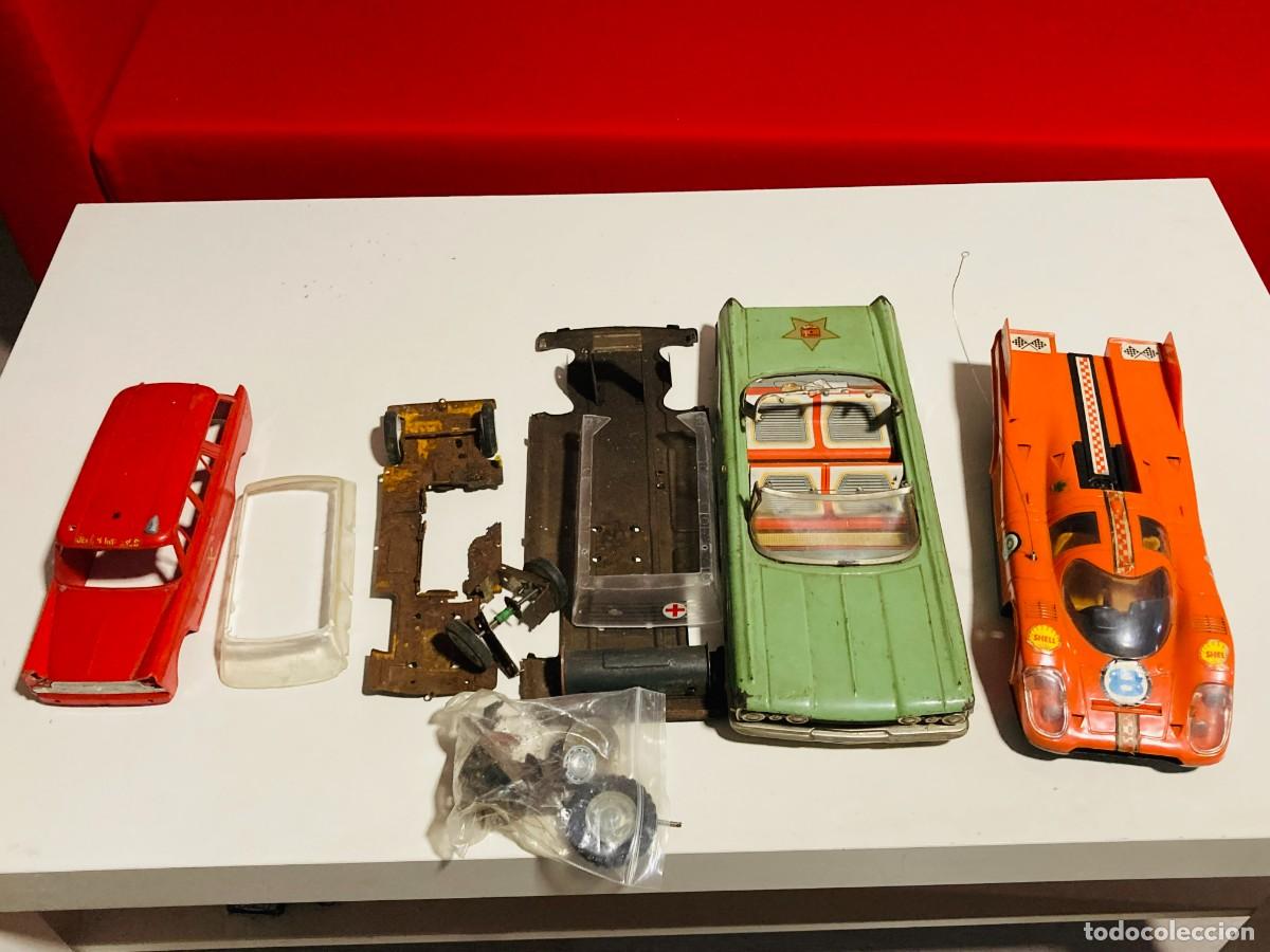 Juguetes antiguos Rico: Lote despice Rioco, seta 124, oldmobile y Bianchi