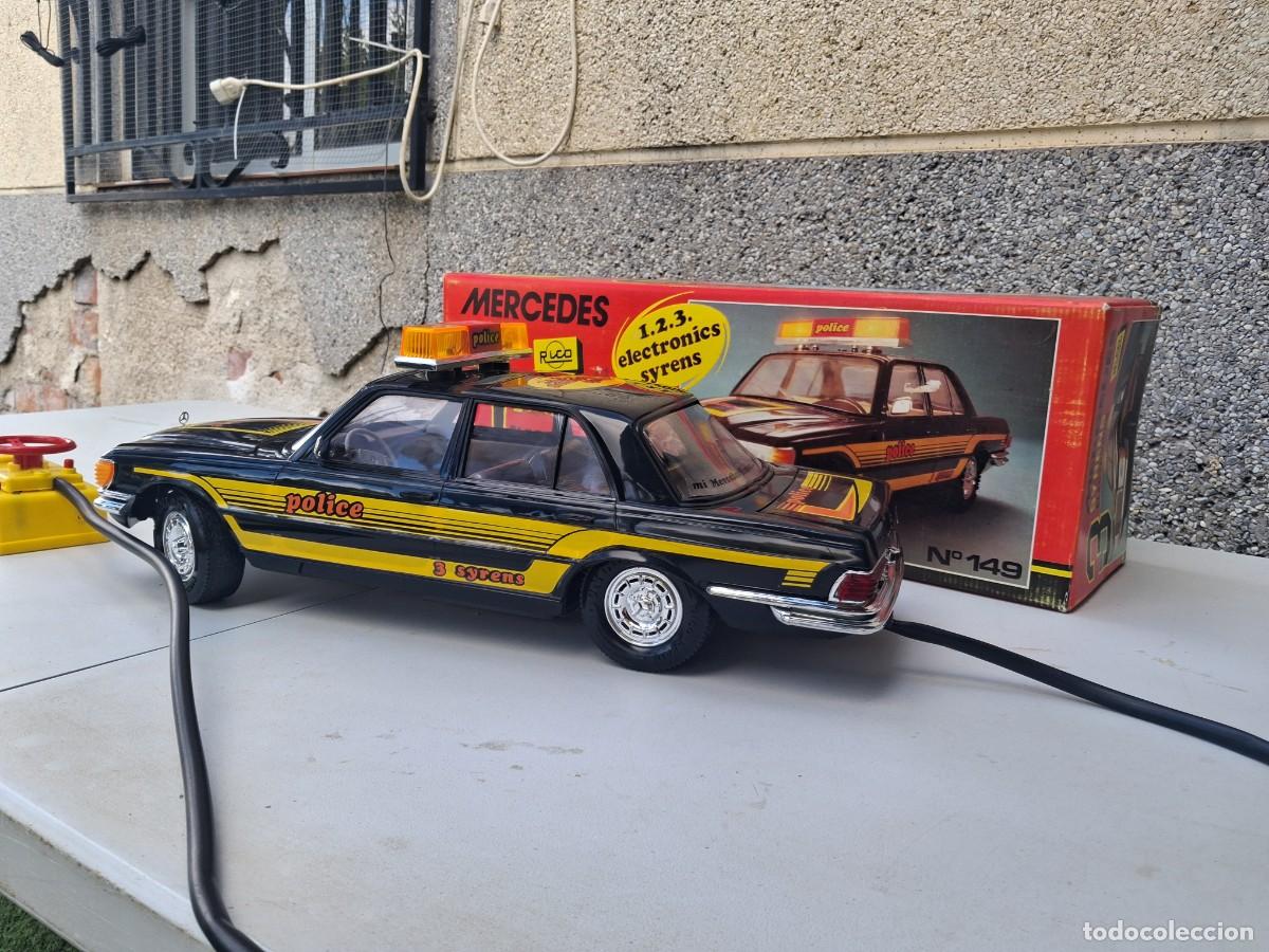 Juguetes antiguos Rico: Mercedes policia de rico