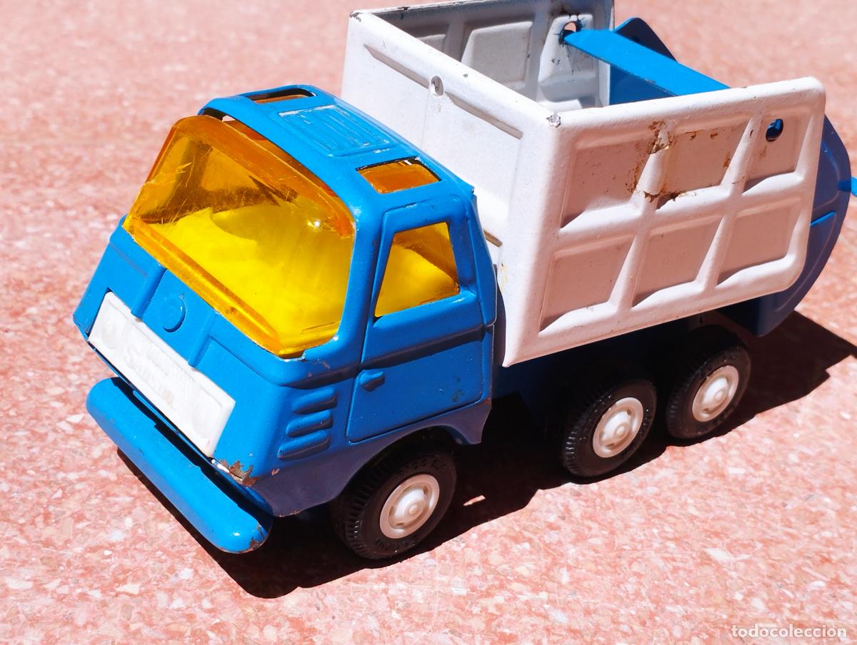 Juguetes antiguos Rico: CAMION RICO BASURERO RECOGEDOR BASURAS DE ACERO TONKA MARCA RICO