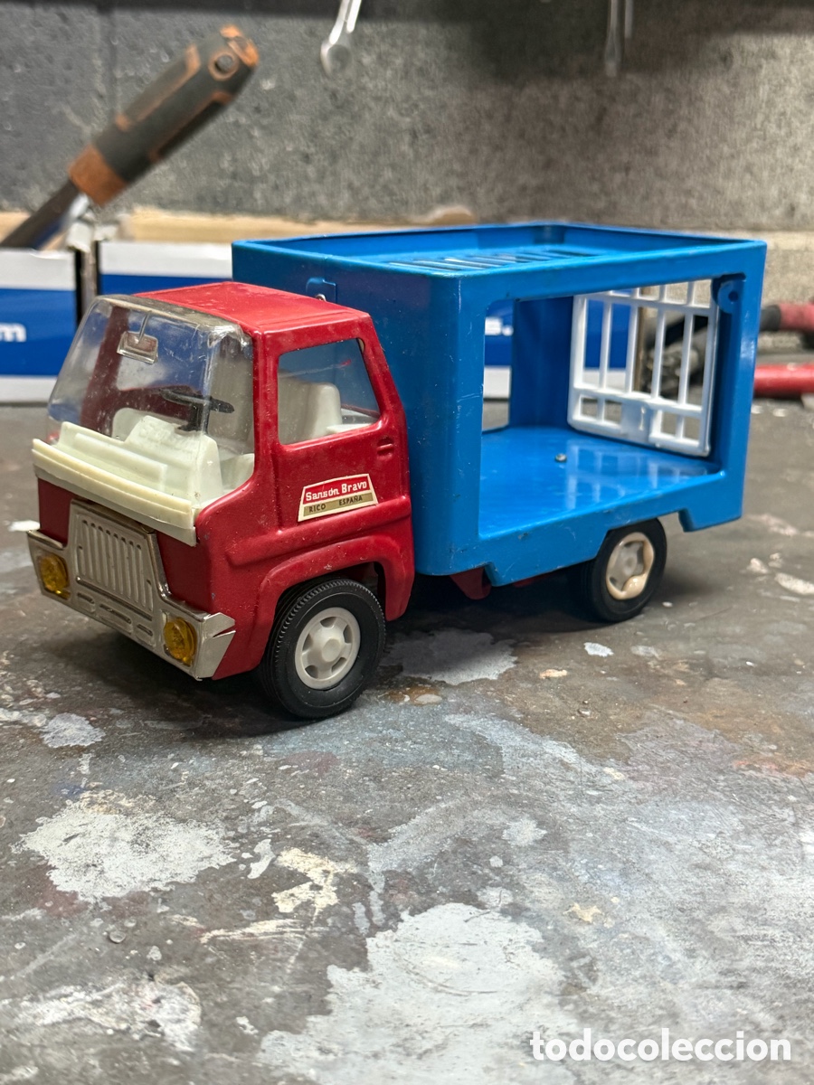 Juguetes antiguos Rico: Cami&oacute;n circo mini rico sans&oacute;n muy bueno a&ntilde;os 70 no tonka Made In Spain