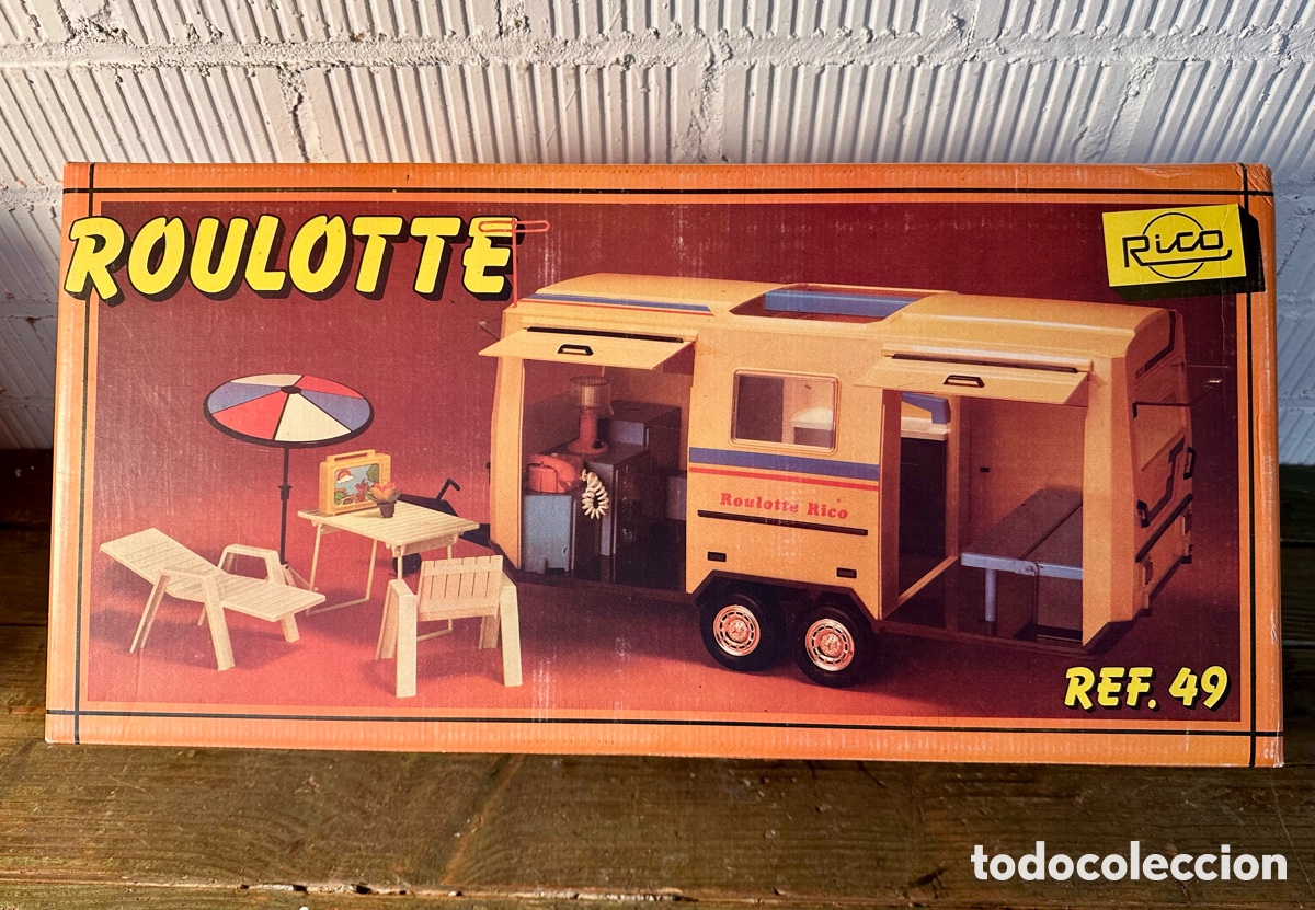 Juguetes antiguos Rico: ROULOTTE, CARAVANA RICO. A ESTRENAR, DE JUGUETER&Iacute;A! NUNCA SACADA DE SU CAJA. PARA EL MERCEDES.