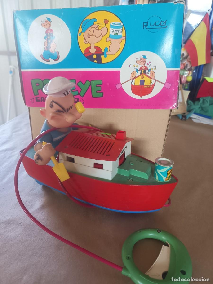 Juguetes antiguos Rico: BARCO DE POPEYE,( JUGUETES RICO)