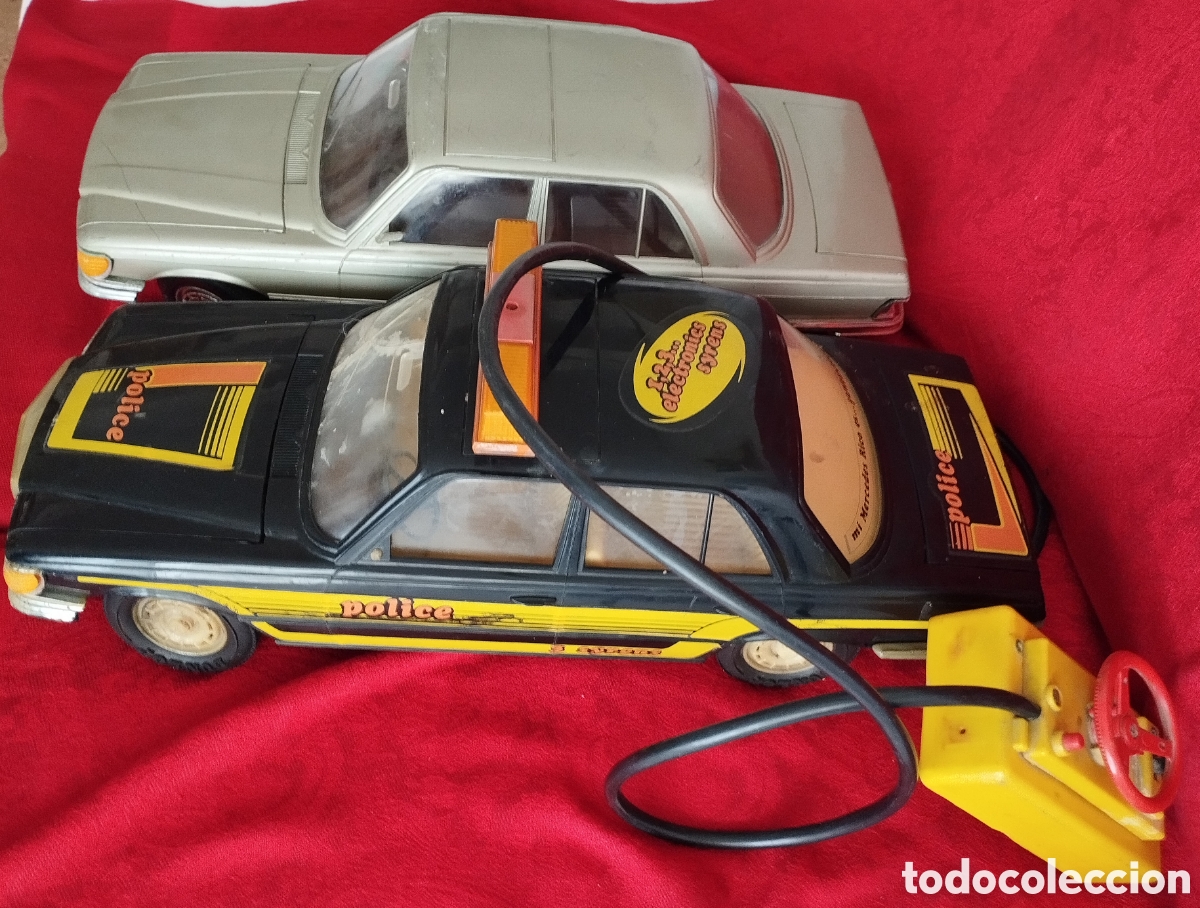 Juguetes antiguos Rico: Dos Coches Mercedes Rico.
