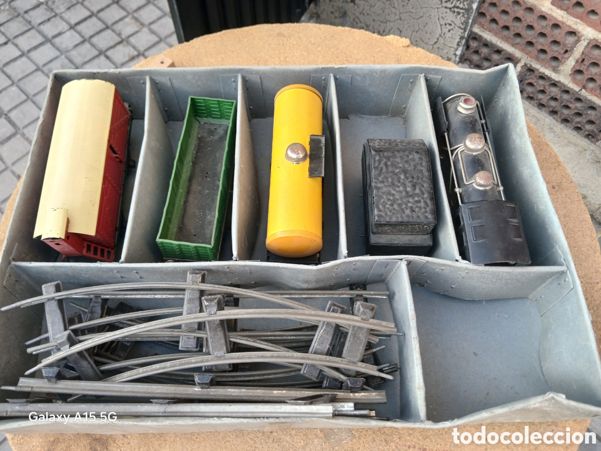 Jouets anciens Rico: TREN DE HOJALATA DE RICO EN SU CAJA.