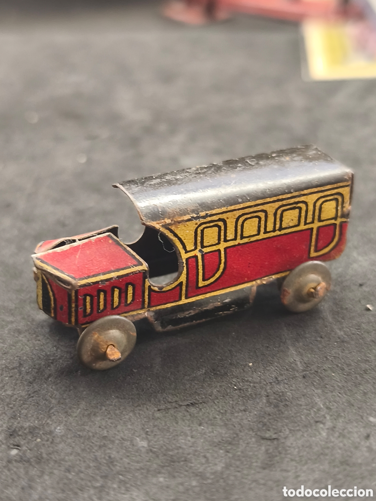 Juguetes antiguos Rico: ANTIGUO COCHE TOMASIN DE RICO A&Ntilde;OS 40, 5cm