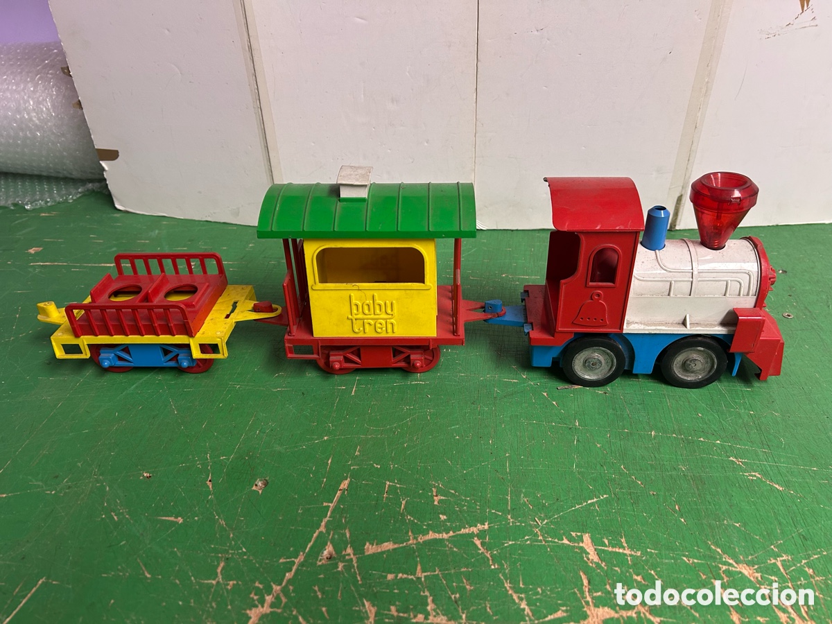 Juguetes antiguos Rico: RICO BABY TRENPARA PARA BRICOLAGE LE FALTA CABLE MANDO MAQUINA MOTOR FUNCIONA