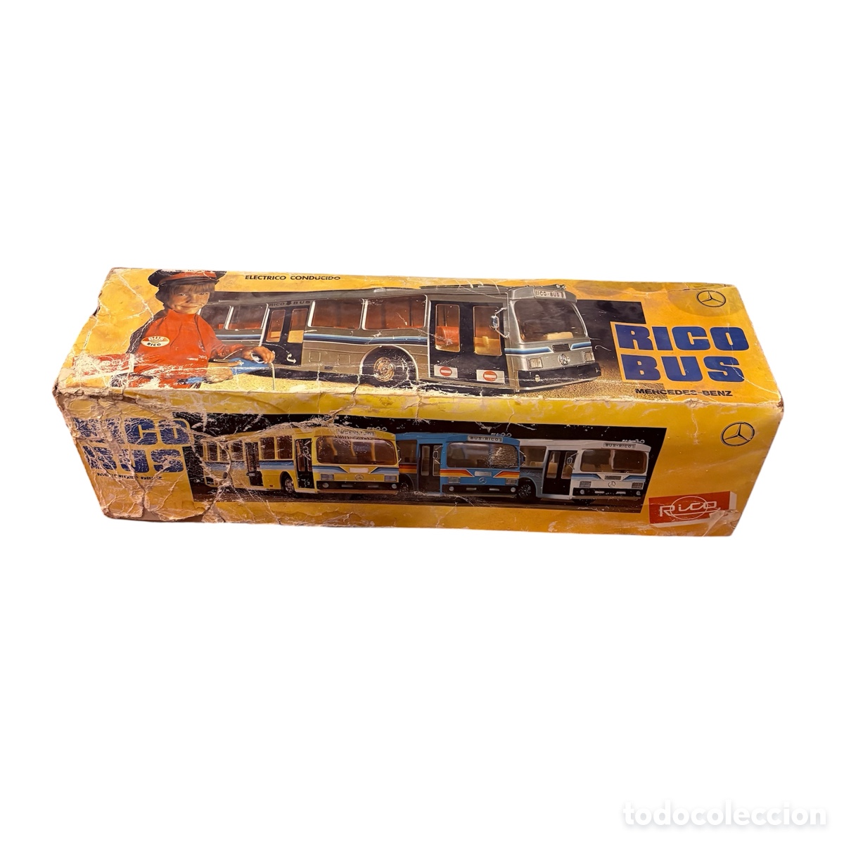 Juguetes antiguos Rico: Autobus rico bus mercedes benz ref 43